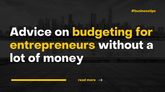 Budgeting for Entrepreneurs