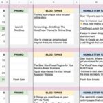 Creating a Blog Editorial Calendar